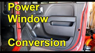 [HOW TO] Convert Manual Crank Windows to Power Windows - 2016 Silverado W/T