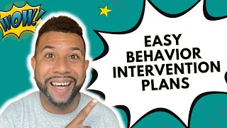 HOW TO CREATE A BEHAVIOR PLAN