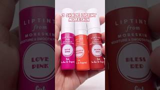 Cantik-cantik bangetttt shade liptint dari moreskin #liptint #liptintreview #liptints