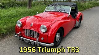 1956 Triumph TR3 | 50's Classic Cars   🌞