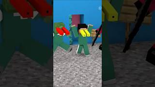 Help herobrine to play squid game marble || #minecraft #herobrine #minecraftmeme #gaming #viral