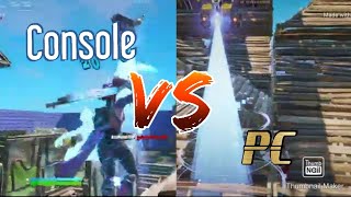 Fortnite: Console player vs a PC sweat with 144 frames!