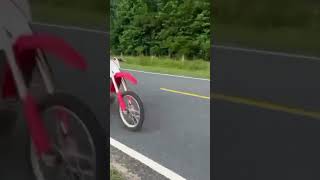 Crf 450 in the road