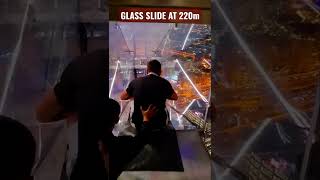 Glass slide on top of a skyscraper #shorts