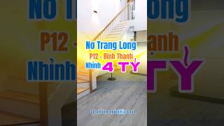 NƠ TRANG LONG - P12 BÌNH THẠNH - 45M2  - 4,2X11,5M - 2PN+2WC - CHỈ 4 TỶ HƠN .