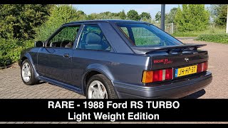 I sold the car I never should have sold! Ford Escort MK3 RS Turbo lightweight edition