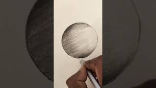 How To Draw A 3d Circle Step By Step #draweasy #artwork #art #shorts