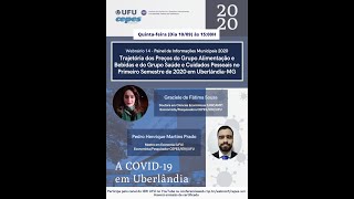 [10/09/2020] PAINEL Municipal 2020 - Trajetória dos Preços de Alimentação e Bebidas e de Saúde