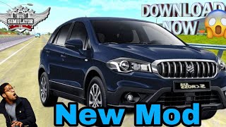 New Car S-Cross Car Mod For Bus Simulator Indonesia | BUSSID V3.6.1 | #bussidmods