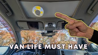 DIY Portable Roof Fan - Minivan Camper Essential