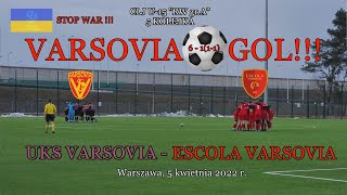 5 IV 2022 r.   UKS VARSOVIA - ESCOLA VARSOVIA_CLJ_U-15