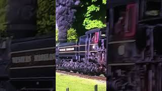 Steam Locomotives 🤩#csx #train #railway #rail #csxrailroad #shorts #short #video #steamengine #reel