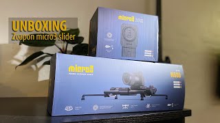 Zeapon micro3 slider (UNBOXING)