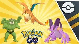 Swampert , Charizard and Machamp in Ultra League ! Trainer Ari