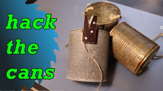 Hack the Cans! What to use old cans for and how to age them the easy way. DIY and upcycling.