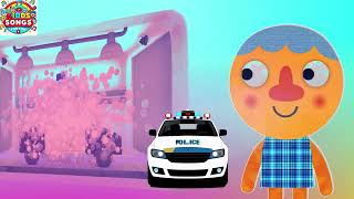 Wash the Police Car Wash  | Super Simple Kids Songs for You