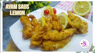 RESEP AYAM SAUS LEMON🍋