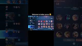 Mlbb in Indian Server 😆 #mobilelegends