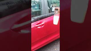 How to use Wavex Waterless Car Wash as Rinsing Aid on a Wet Car  #shorts #shortsvideo