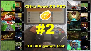 Poco X3 PRO Citra MMJ - Testando 10 Jogos #2