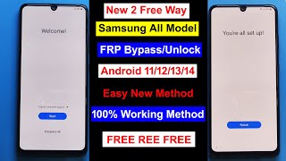 "Free 2 Method 2024" Samsung FRP Bypass Android 11/12/13/14 | Gmail Lock Remove Samsung All Devices