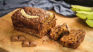 OATMEAL AND CHOCOLATE BANANA BREAD