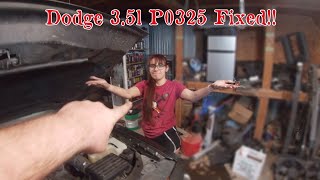 Brittany Learns Things: How to Change a Knock Sensor on Dodge 3.5l P0325