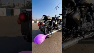 Bullet k silencer se balloon 🎈 Fulla Diya 😂 #youtubeshorts #shortsfeed #viral #shortfeed