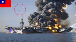 AN UNEXPECTED BATTLE NEAR TAIWAN  Unknown F 16's engage a huge Chinese Aircraft Carrier naval group!