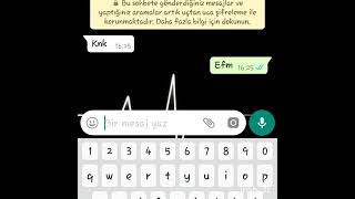 Korku WhatsApp Mesajlaşmaları