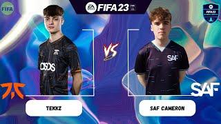 TEKKZ VS SAF CAMERON - FIFA 23 / QUALIFIER / GLOBAL SERIES | PRÓ VS PRÓ