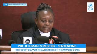 LIVE: Willie Kimani's Murder - Sentencing