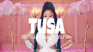 Nicki Minaj - Tusa [Verse - Lyrics]