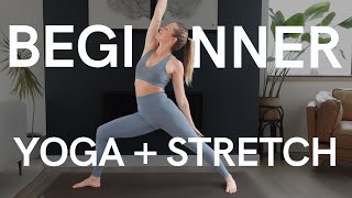 Yoga For Beginners | 20 Min. Beginner Yoga Gentle Stretch | MIKMILL