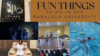 FUN THINGS TO DO IN AFE BABALOLA UNIVERSITY NIGERIA 🇳🇬 ❤️ .