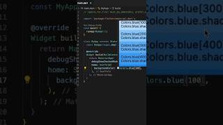 scaffold background color📱how to code apps #flutter