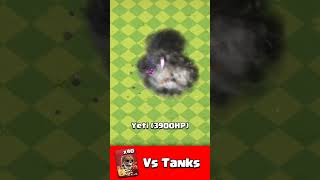 Super Wallbreakers vs Tanks (Clash of Clans) #coc #shorts