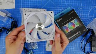 ASMR unboxing Lian Li AL120 Uni Fans