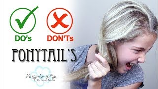 HOW TO GET THE PERFECT PONYTAIL