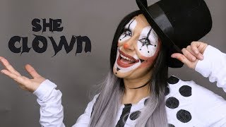 Kobieta Klaun / Make Up Tutorial / She Clown