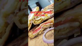 SANDWICH PANEER PARATHA RECIPE 😌🙃 |PERFECT RECIPES #viral #shorts#shortsvideo