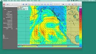 Showing GFS Global Forecast in XyGrib