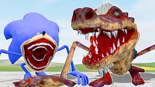 NEW ZOOCHOSIS CROCODILE TAPES VS SONIC TAPES in Garry's Mod!