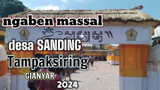 upacara ngaben di desa sanding Tampaksiring Gianyar 2024