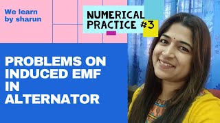 Problems on Induced EMF of Alternator