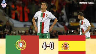 Portugal 🇵🇹 vs Spain 🇪🇸 ( Nani denies Ronaldo) Friendly | Goal & Highlights