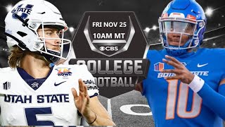 Boise State vs Utah State PREVIEW AND PREDICTIONS/KEYS TO GAME! #seniornight