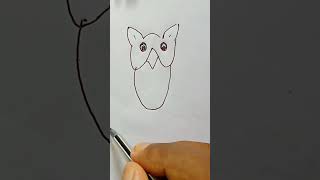 Owl from letters UVW