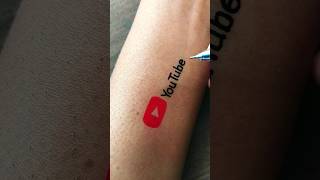 YouTube logo design....#art #tattoo #youtubeshorts #youtube #shorts