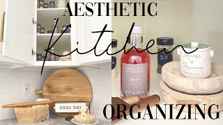 Aesthetic KITCHEN ORGANIZING & Haul / TARGET, AMAZON, HOMEGOODS